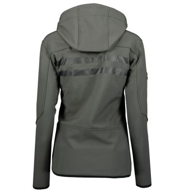 2. Geographical Norway Reine Gray/Black Lady 007 women's softshell jacket (WU6099F/GN Grey/Black)
