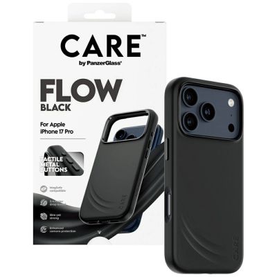 4. CARE by PanzerGlass Feature FLOW MagSafe Case for iPhone 17 Pro - Black