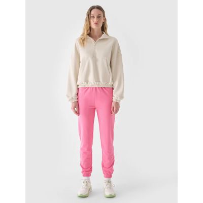 8. Women's jogger sweatpants 4F 4FWAW24TTROF0925-54S
