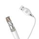 5. Dudao L4M USB-A - MicroUSB 2.4 A Cable 1m - White