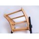 15. WOODEN AND METAL GYMNASTIC WALL BAR WITH WOODEN BAR BENCHK 711W