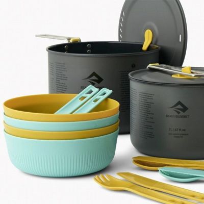 3. Sea to Summit Frontier UL Two Pot Cook Set 4P 14 Piece