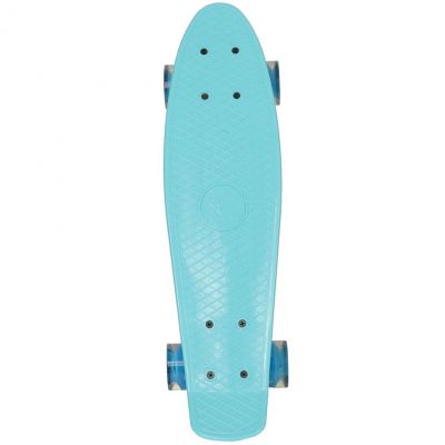 5. Plastic skateboard 22" Led Enero blue 1007366