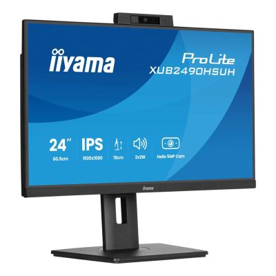 Monitor Iiyama TFT XUB2490HSUH IPS 24''//HDMI/DP/USB/Webcam/hoev - Flat screen - 60.5 cm