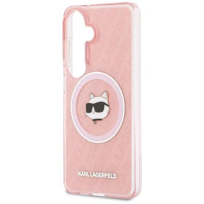 6. Karl Lagerfeld IML Repeated Choupette MagSafe Case for Samsung Galaxy S26 Plus - Pink