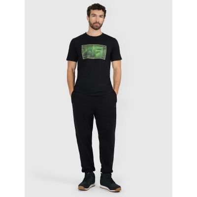 6. Men's regular printed T-shirt 4F 4FRAW25TTSHM3612-20S