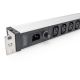 7. Digitus Power strip with aluminum profile, 9 sockets, IEC C14 input
