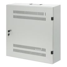 Low-profile 4U + 2U Rack 19 wall-mount cabinet, gray