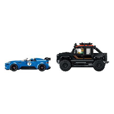4. LEGO Speed Champions 77264 - Jaguar Project 7 and Land Rover Defender