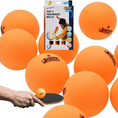 4. BEST SPORTING TRAINING TABLE TENNIS BALLS 24 PCS ORANGE