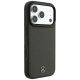 4. Mercedes Leather Mesh with Bow Line MagSafe Case for iPhone 18 Pro / 17 Pro - Dark Gray
