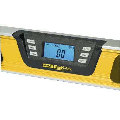 3. Stanley 0-42-063 Spirit Level 0.4m Aluminum, Black, Blue