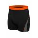 SHEPA 059 men's swimming trunks, black and orange