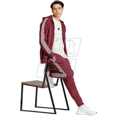 4. adidas Essentials French Terry 3-Stripes Full-Zip Hoodie M IS1365