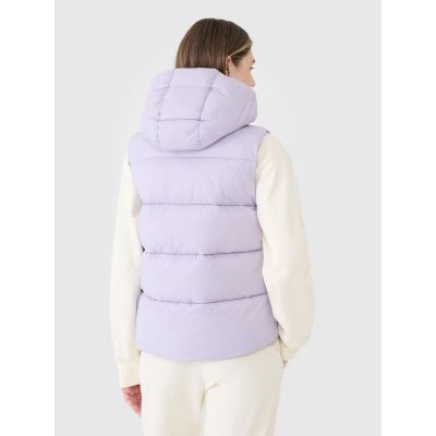 2. Women's down vest with synthetic filling 4FWSS25TVJAF183-52S