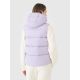 2. Women's down vest with synthetic filling 4FWSS25TVJAF183-52S