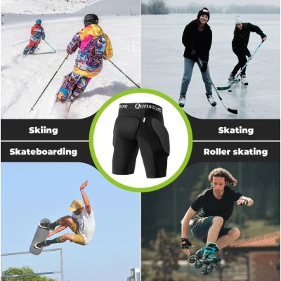 2. Qunature black XL sports shorts/shields