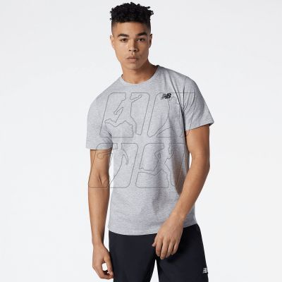 5. New Balance Heathertech Tee AG M MT11070AG