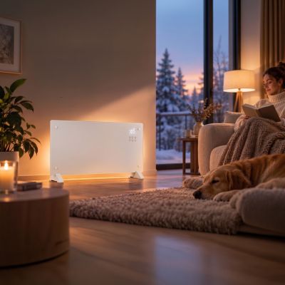 10. Extralink Smart Glass Heater 2000W | White