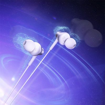 8. Baseus Encok HZ11 wired in-ear headphones with minijack - white