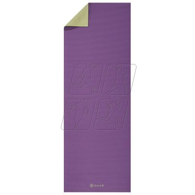 5. Double-sided Yoga Mat Gaiam Grape Cluster 4mm 62518