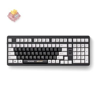 MCHOSE x Unbox Therapy - UT98 Gaming Keyboard USB + RF Wireless + Bluetooth Black