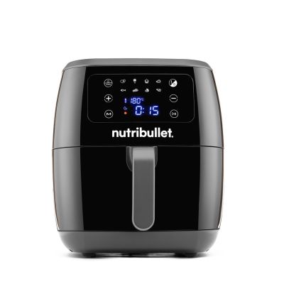 NutriBullet XXL Digital Air Fryer Single 7L Standalone 1800W Hot Air Fryer Black