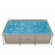2. VIRTUFIT RECTANGULAR SWIMMING POOL 260 x 180 CM WITH FILTER PUMP BEIGE