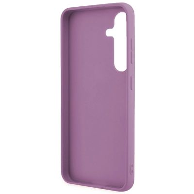 7. Guess Glitter Script case for Samsung Galaxy S24 - purple