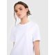 5. Women's regular plain T-shirt 4F 4FRAW25TTSHF3625-10S