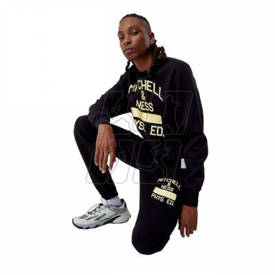 7. Mitchell &amp; Ness Branded Fashion Graphic Sweatpants M PSWP5533-MNNYYPPPBLCK