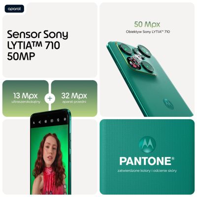 6. Motorola Moto Edge 70 Fusion 5G 8/256 GB Sport Green Smartphone