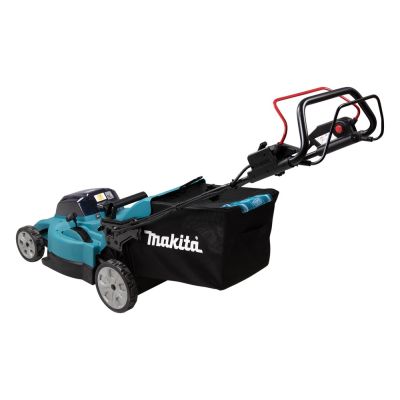 3. Makita DLM481Z Lawn Mower Push Type Lawn Mower Battery Black, Blue, Metallic