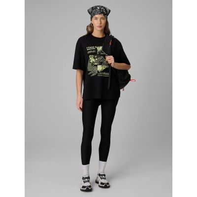 3. Women's loose T-shirt with print 4F 4FRSS26TTSHF3705-20S