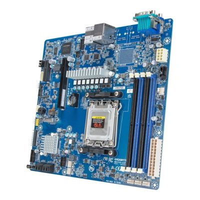Gigabyte MC13-LE0 Motherboard 1x AM5 AMD Epyc 4004/Ryzen 7000 B650E (4xDIMM, 4xSATA, 1xM.2, 2x1Gbe, IPMI, mATX)