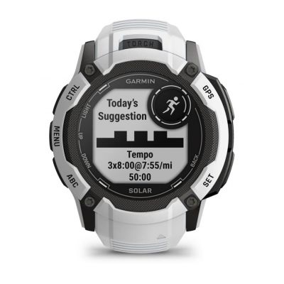 6. Garmin Instinct 2X Solar Whitestone Watch