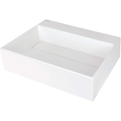 Granite countertop washbasin with space for a tap - with a cover