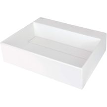 Granite countertop washbasin with space for a tap - with a cover