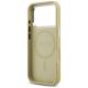 7. Guess Glitter Triangle Logo MagSafe Case for iPhone 17 Pro - Gold