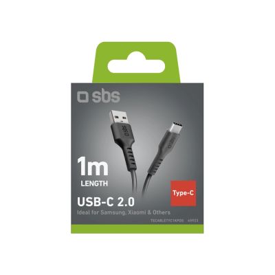 3. SBS TECABLETYC1KPOS USB-A - USB-C Cable 1m - Black