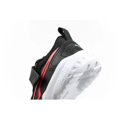 7. Puma Kids' All-Day Sports Sneakers with Hook-and-Loop Fastener, Black and Comfortable