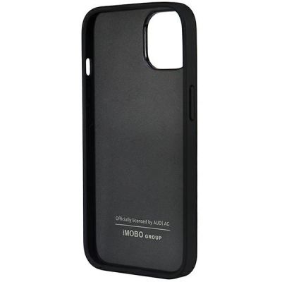 6. Audi Synthetic Leather iPhone 14 6.1" black/black hardcase AU-TPUPPCIP14-TT/D1-BK