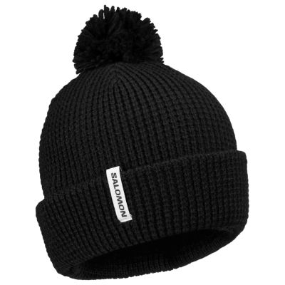 Salomon Pompom Beanie LC2937500 Black OSFA