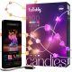 Twinkly Candies – 100 heart-shaped RGB LED lights, clear wire, USB-C