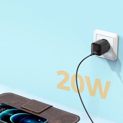 4. Joyroom fast wall charger USB Type C 20W Power Delivery Quick Charge 3.0 AFC black (L-P202)
