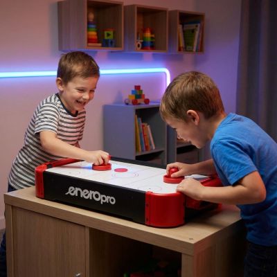 7. AIR HOCKEY TABLE GAME 51x31x10CM BLACK ENERO PRO