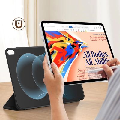 7. Tech-Protect Smartcase Magnetic for iPad Air 13” 2024 / 2025 - Black