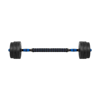 Bituminous adjustable dumbbells with connector 2x10kg REBEL ACTIVE