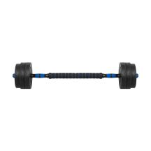 Bituminous adjustable dumbbells with connector 2x10kg REBEL ACTIVE