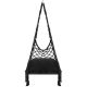 7. OPENWORK HAMMOCK HANGING CHAIR STORK'S NEST 60x60x115CM WITH PILLOW DARK GREY